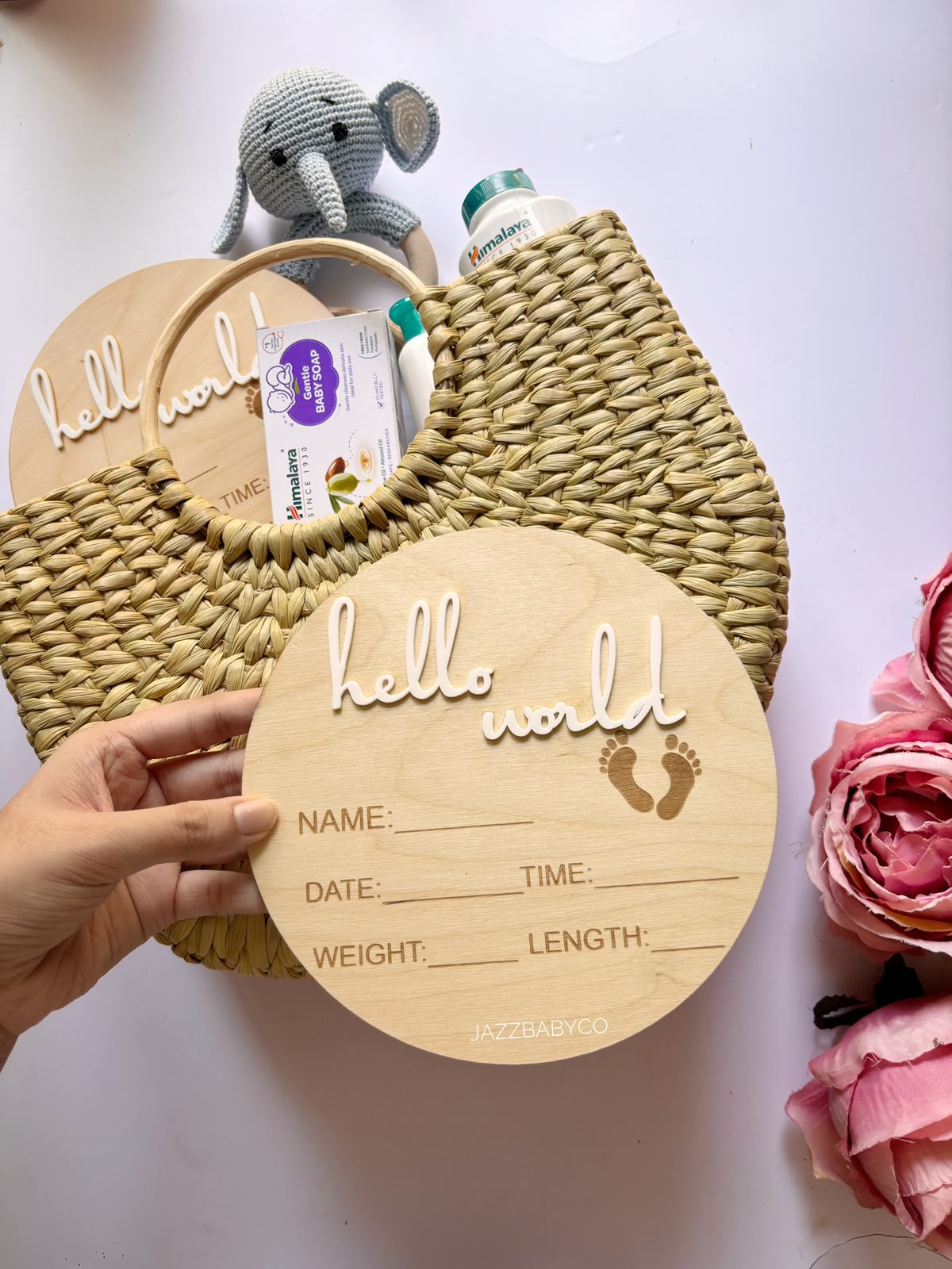 Hello World Birth Detail Board